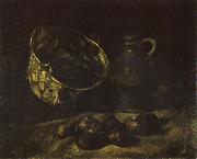 Vincent Van Gogh Still life with Copper Kettle,Jar and Potatoes (nn040 oil painting picture wholesale